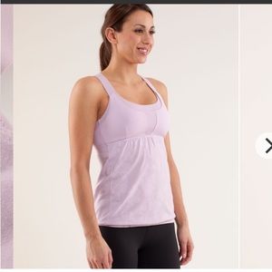 Lululemon Stuff Your Bra Tank in Rose Quartz